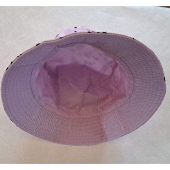 New Light Purple Musical Notes Bucket Hat Adult Summer One Size Music Lavender - Picture 4 of 4